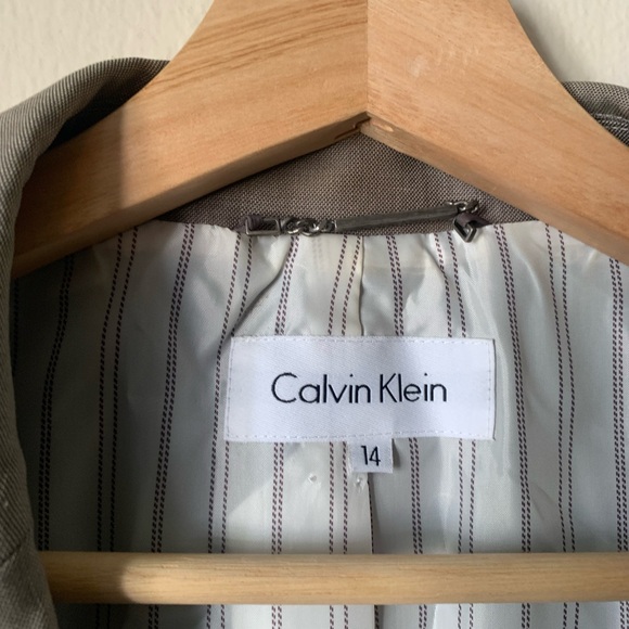 Calvin Klein // Grey Blazer - Picture 3 of 13